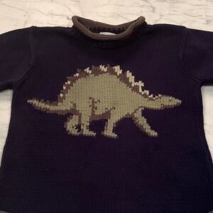 Roll Neck Dinosaur Sweater - 100% Cotton - Great condition!